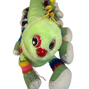 Vintage Commonwealth 1984 Lots a Lots a Leggggggs Plush Caterpillar 24" Vintage